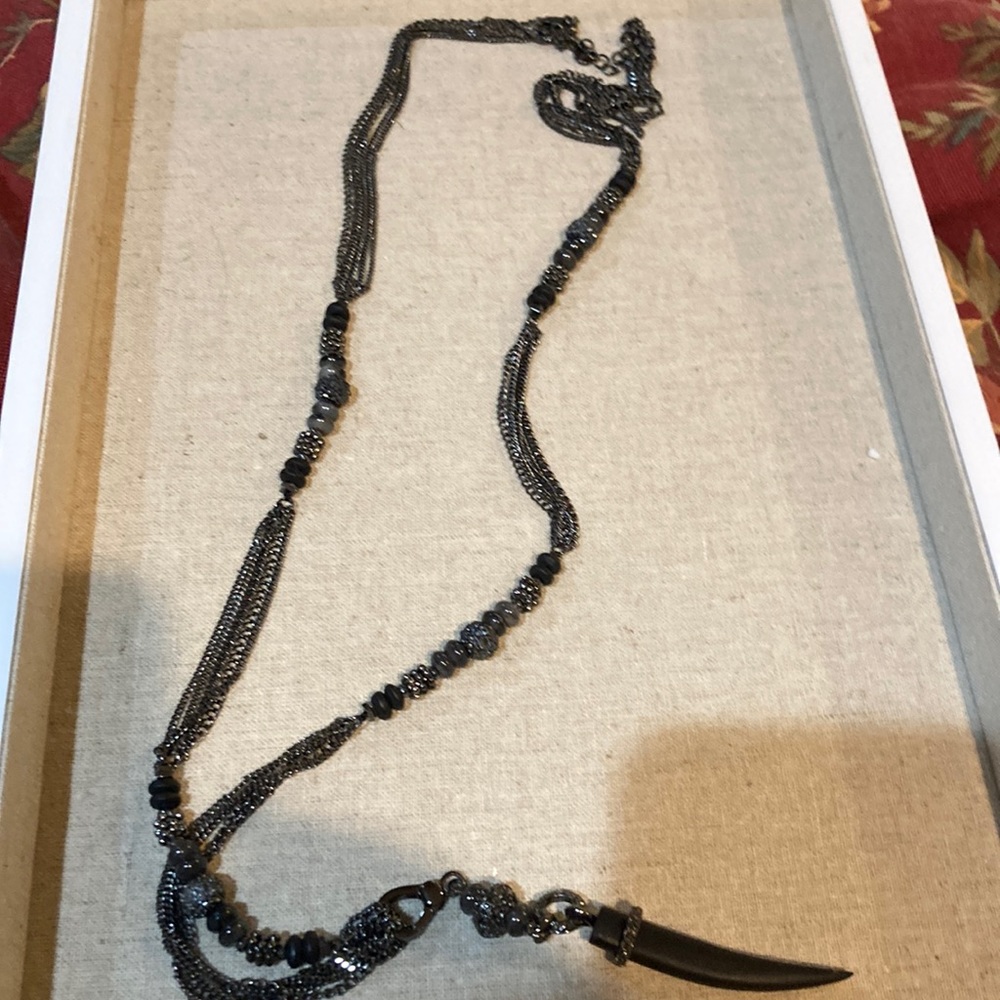 Stella & Dot necklace with horn